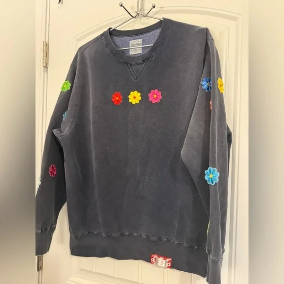 Revtown Gray Sweatshirt with Black Trim - Picture 6 of 8